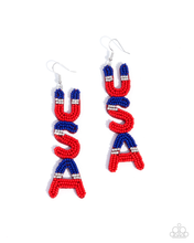 Load image into Gallery viewer, Paparazzi Jewelry Earrings Pampered Patriot - Multi