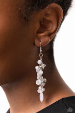 Load image into Gallery viewer, Paparazzi Jewelry Earrings Cheeky Cascade - White