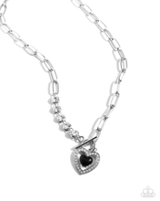 Load image into Gallery viewer, Paparazzi Jewelry Necklace Soft-Hearted Style - Black