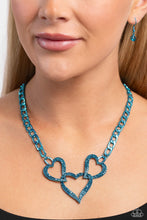 Load image into Gallery viewer, Paparazzi Jewelry Necklace Eclectically Enamored - Blue