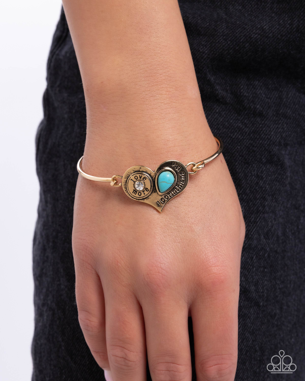 Paparazzi Jewelry Bracelet Give More Love - Gold