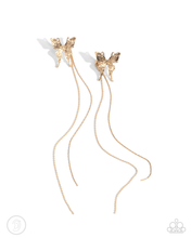 Load image into Gallery viewer, Paparazzi Jewelry Earrings Take Flight - Gold