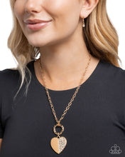 Load image into Gallery viewer, Paparazzi Jewelry Necklace Half-Hearted Hangout