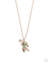 Load image into Gallery viewer, Paparazzi Jewelry Necklace Flashy Tree Frog