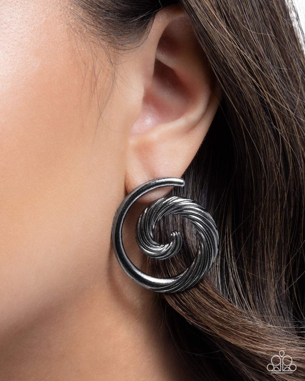 Paparazzi Jewelry Earrings Spiral Silhouette