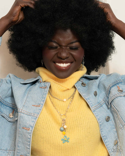 Paparazzi Jewelry Necklace Seize the Swirls - Blue