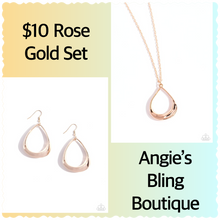 Load image into Gallery viewer, Paparazzi Jewelry Necklace/Set Subtle Season - Rose Gold
