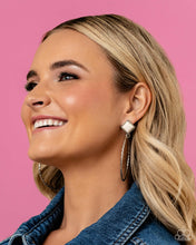 Load image into Gallery viewer, Paparazzi Jewelry Earrings Canyon Circlet - White