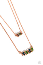 Load image into Gallery viewer, Paparazzi Jewelry Necklace/Set Easygoing Emeralds - Copper