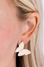 Load image into Gallery viewer, Paparazzi Earrings Butterfly Beholder - Gold