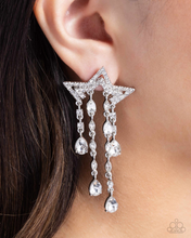 Load image into Gallery viewer, Paparazzi Jewelry Earrings Stellar Scale - White