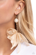 Load image into Gallery viewer, Paparazzi Jewelry Earrings Seriously Sheer - Brown
