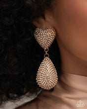 Load image into Gallery viewer, Paparazzi Jewelry Earrings Sweetheart Sway - Gold