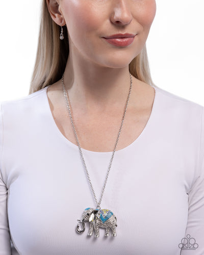 Paparazzi Jewelry Necklace Educated Elephant