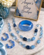 Load image into Gallery viewer, Paparazzi Jewelry Earrings Coiled Cameo - Blue