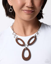 Load image into Gallery viewer, Paparazzi Jewelry Necklace WOOD Enough - Brown