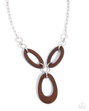 Load image into Gallery viewer, Paparazzi Jewelry Necklace WOOD Enough - Brown