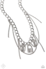 Load image into Gallery viewer, Paparazzi Jewelry Necklace/Bracelet Against the LOCK - Silver