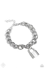 Load image into Gallery viewer, Paparazzi Jewelry Necklace/Bracelet Against the LOCK - Silver
