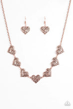 Load image into Gallery viewer, Paparazzi Jewelry Necklace Heart Heaven - Copper