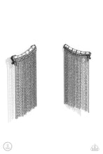 Load image into Gallery viewer, Paparazzi Jewelry Earrings Feuding Fringe - Black