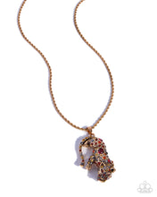 Load image into Gallery viewer, Paparazzi Jewelry Necklace Ferocious Feline - Gold