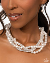 Load image into Gallery viewer, Paparazzi Jewelry Necklace Pearl Pinnacle - White