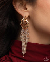 Load image into Gallery viewer, Paparazzi Jewelry Earrings Draped in Drama - Gold
