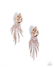 Load image into Gallery viewer, Paparazzi Jewelry Earrings Draped in Drama - Gold
