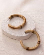 Load image into Gallery viewer, Paparazzi Jewelry Earrings Bamboo Bravado - Brown