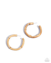 Load image into Gallery viewer, Paparazzi Jewelry Earrings Bamboo Bravado - Brown