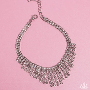 Paparazzi Jewelry Life of the Party Daring Decadence - White