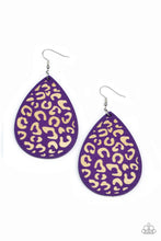 Load image into Gallery viewer, Paparazzi Jewelry Earrings Suburban Jungle - Purple