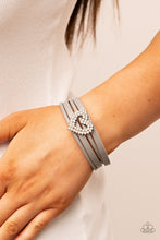 Load image into Gallery viewer, Paparazzi Jewelry Bracelet Wildly in Love - Silver