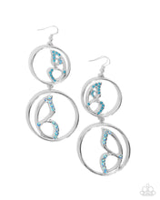 Load image into Gallery viewer, Paparazzi Jewelry Earrings Admittedly Aerial - Blue
