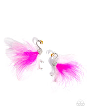 Load image into Gallery viewer, Paparazzi Jewelry Earrings Feathered Flamingo