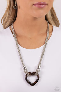 Paparazzi Jewelry Earrings Lead with Your Heart