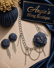 Load image into Gallery viewer, Paparazzi Jewelry Necklace Deconstructed Denim - Blue