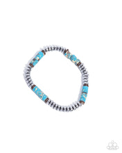 Load image into Gallery viewer, Paparazzi Jewelry Bracelet Marbled Mecca - Blue