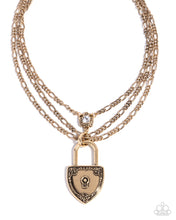 Load image into Gallery viewer, Paparazzi Jewelry Necklace LOCK Show