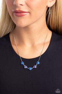 Paparazzi Jewelry Necklace ECLECTIC Heart - Blue