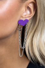 Load image into Gallery viewer, Paparazzi Jewelry Earrings Altered Affection - Purple