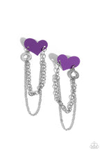 Load image into Gallery viewer, Paparazzi Jewelry Earrings Altered Affection - Purple