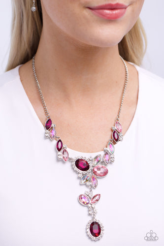 Paparazzi Jewelry Necklace Generous Gallery - Pink