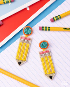 Paparazzi Jewelry Earrings Phenomenal Pencil