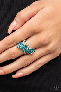 Paparazzi Jewelry Ring Posh Petals - Blue