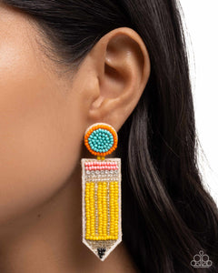 Paparazzi Jewelry Earrings Phenomenal Pencil