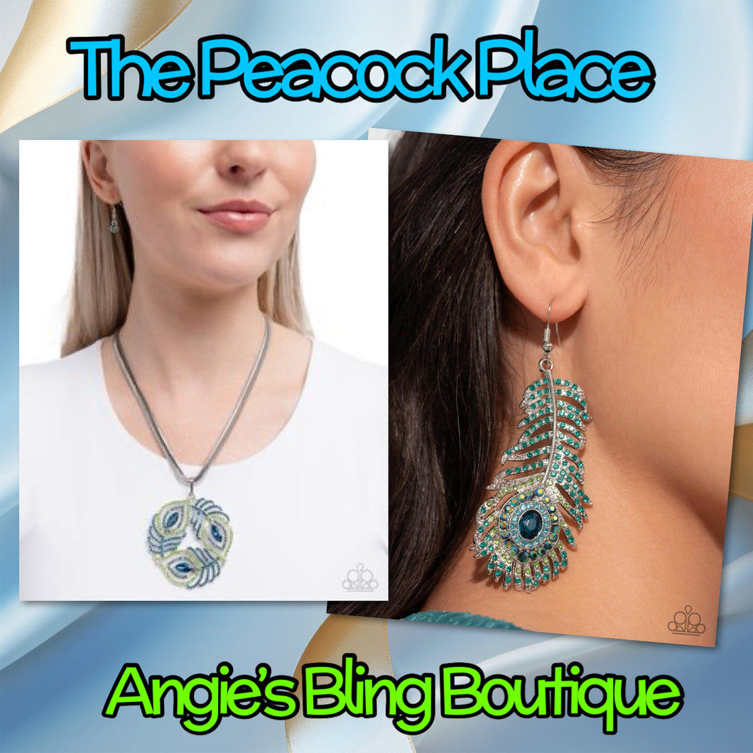 Paparazzi Jewelry Necklace Peacock Patchwork