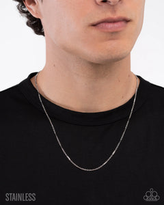 Paparazzi Jewelry Men No Drama - Silver
