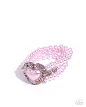 Load image into Gallery viewer, Paparazzi Jewelry Bracelet Lifelong Love Letter - Pink